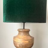 Lampe en bois de manguier