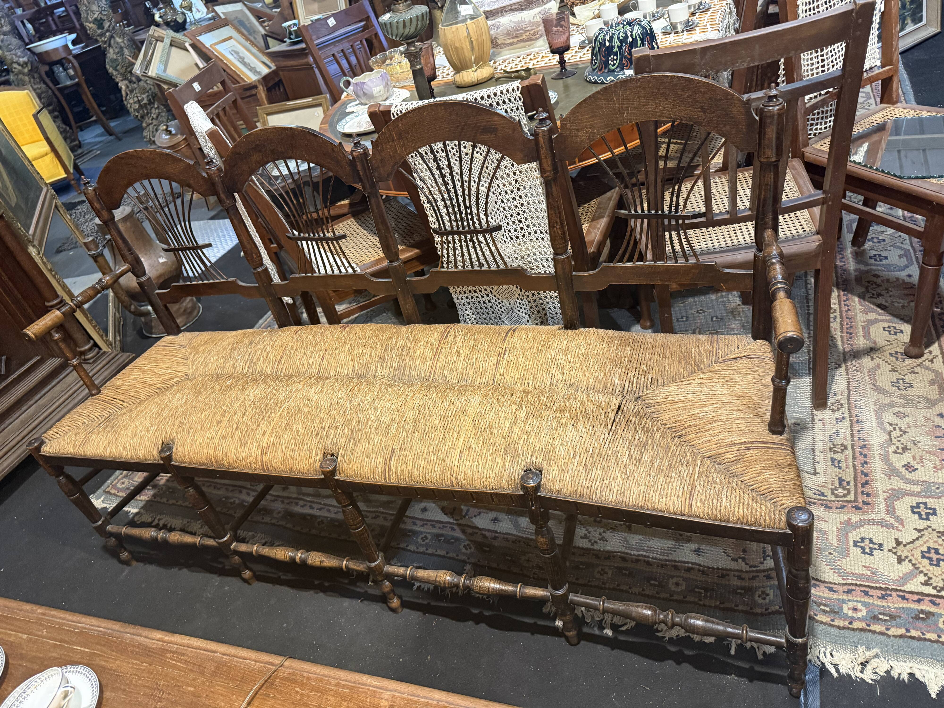 Radassière banquette 3 places provencale
