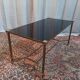 Vintage brass and glass coffee table