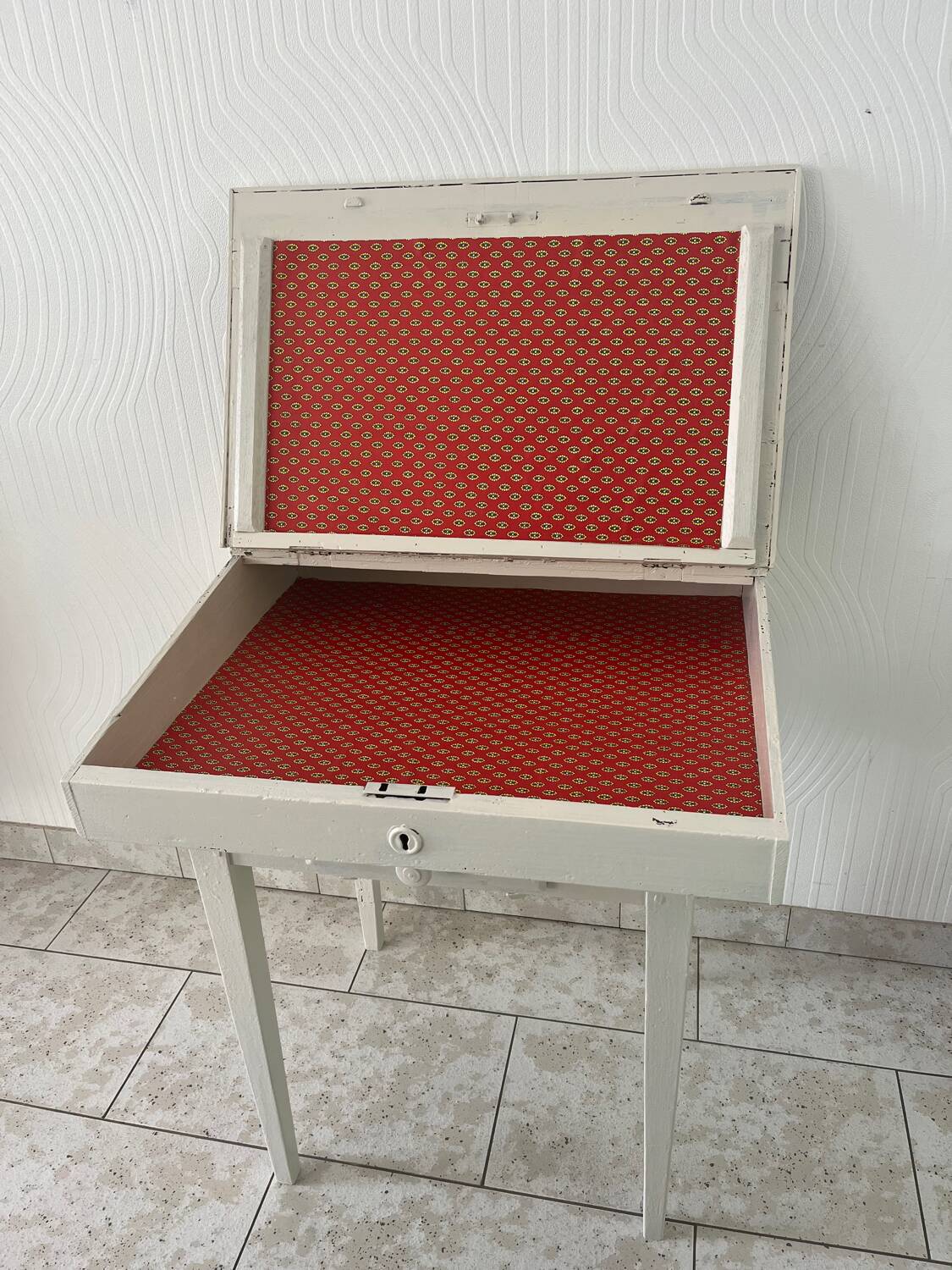 Old secretary desk refurbished with drawers