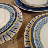 Petites assiettes bleues