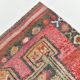 4x12 Vintage Long Wide Vintage Runner, Soft Red Wool Runner Rug, 104x363Cm