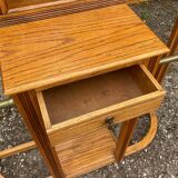 Art Deco oak cloakroom