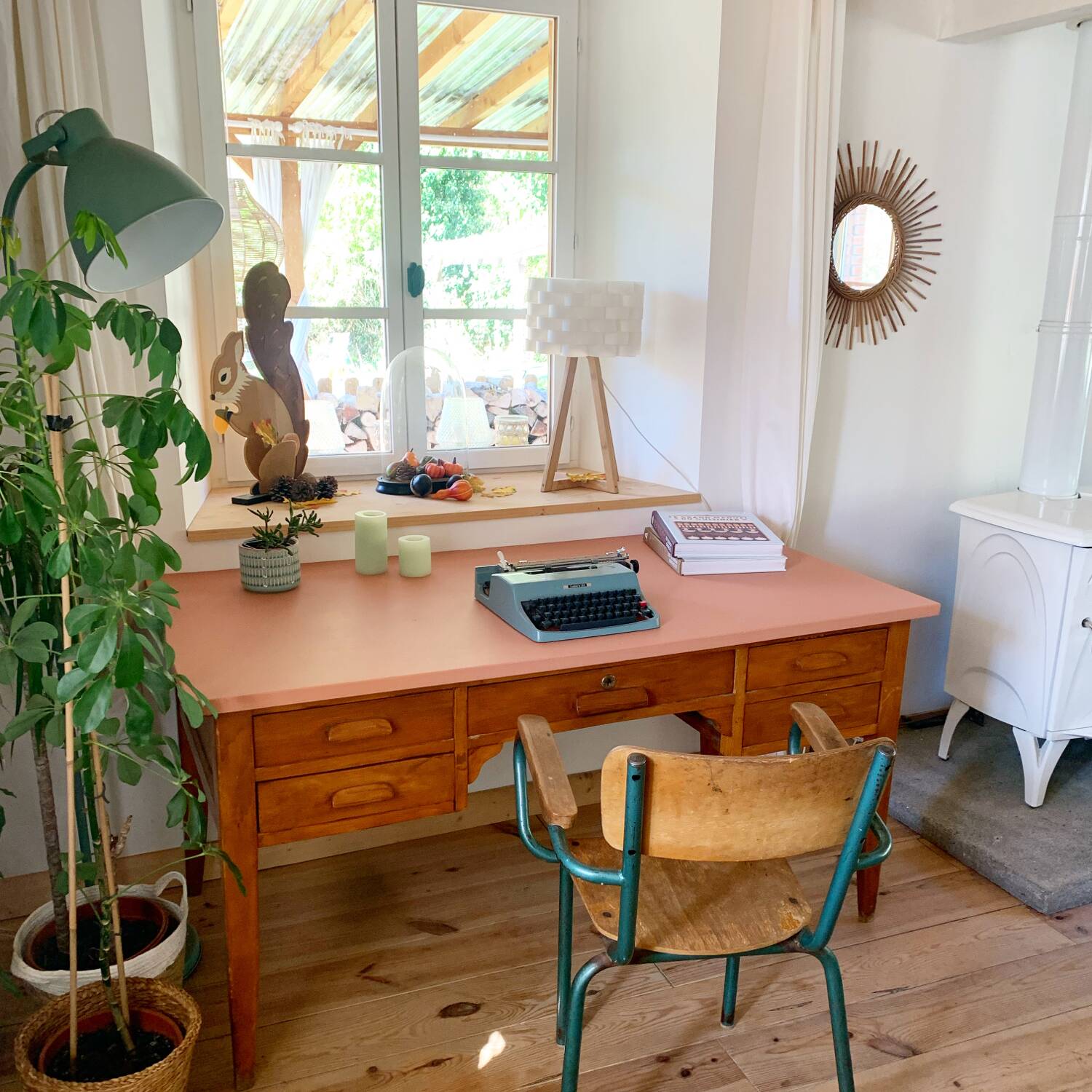 Vintage administration desk
