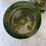 Large Provençal olive green soup tureen