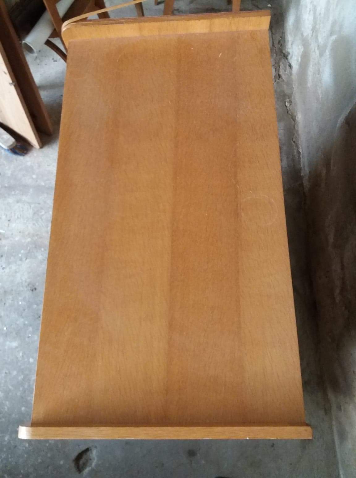 Chest of drawers vintage rattan feet compass