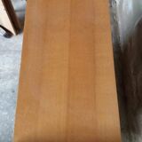 Commode vintage en rotin pieds compas