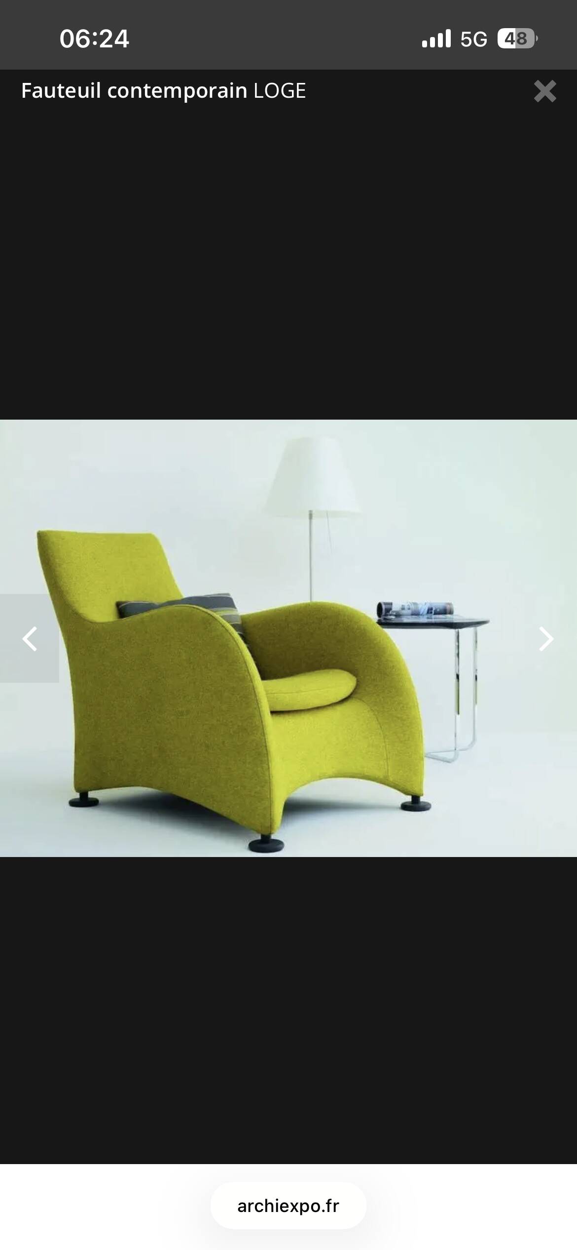 Fauteuil Montis loge vert anis
