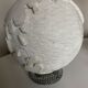 Space Age plaster globe in relief 1960 XXL