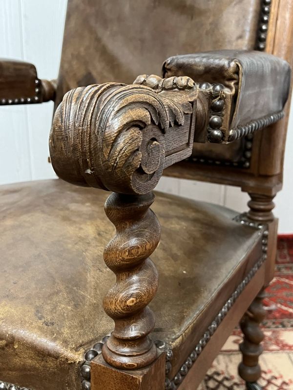 Fauteuil cuir