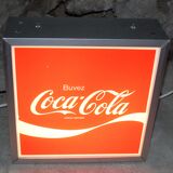 Illuminated Coca Cola bar sign