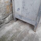 Patinated industrial wardrobe