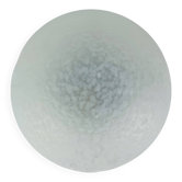 Applique boule Domec XL verre moucheté de Vianne, demi-sphère, plafonnier