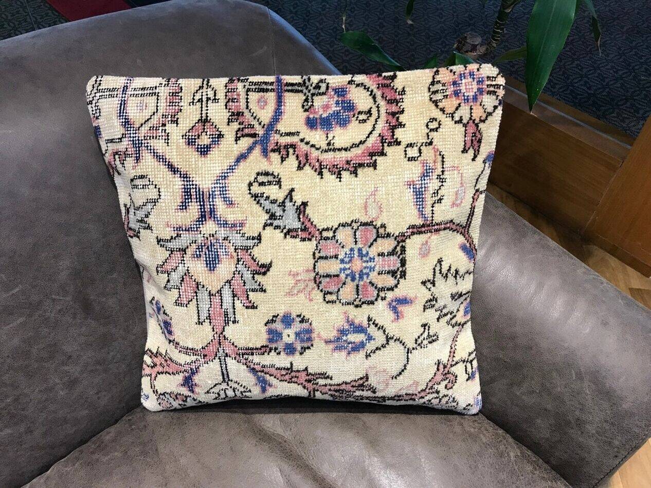 Housse de coussin artisanale bohème