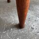 Vintage Oak Coffee Table with Dark Slate Top — Warm Oak Frame and Charcoal Slate Surface