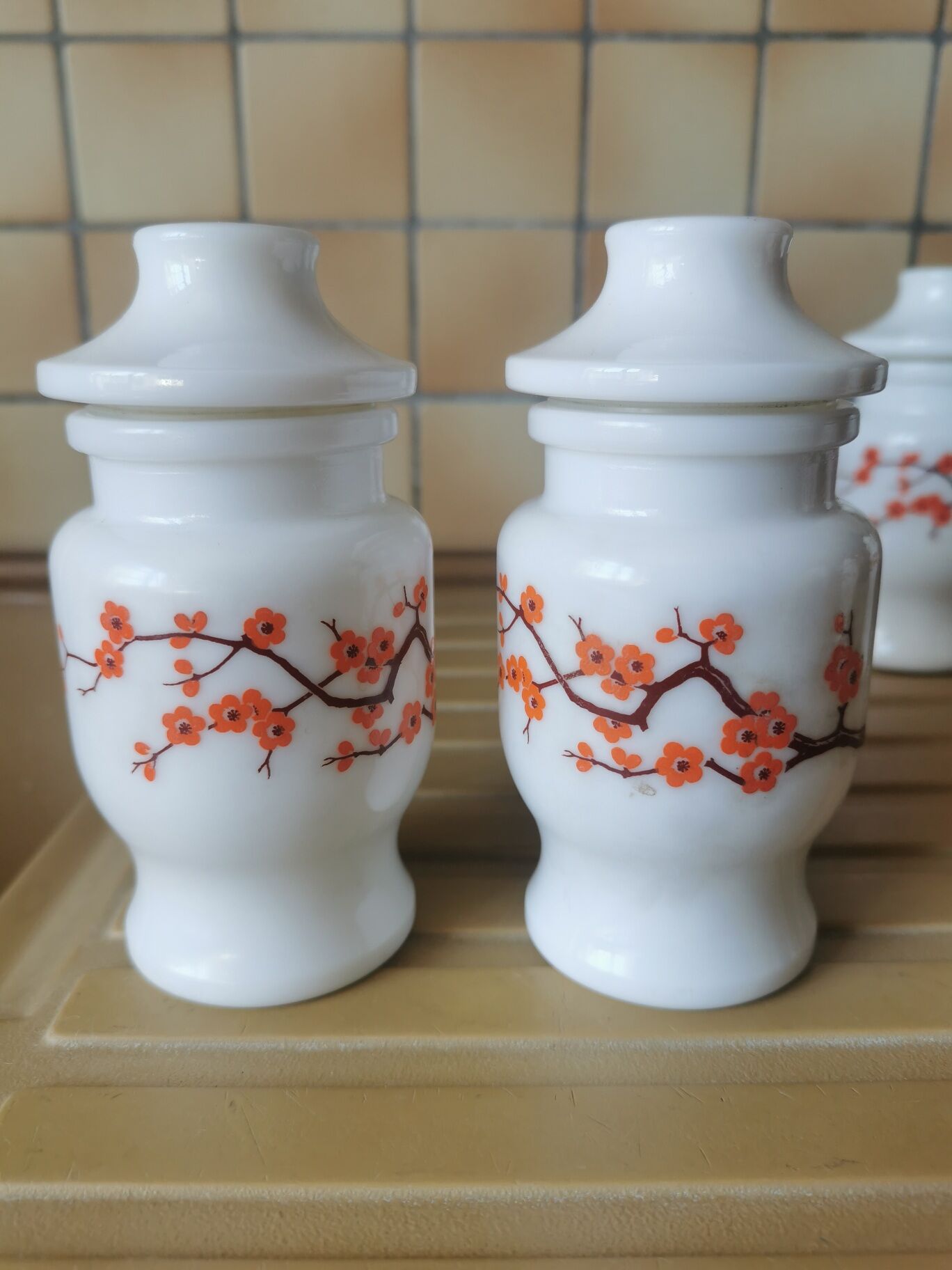 6 pots salle de bain
