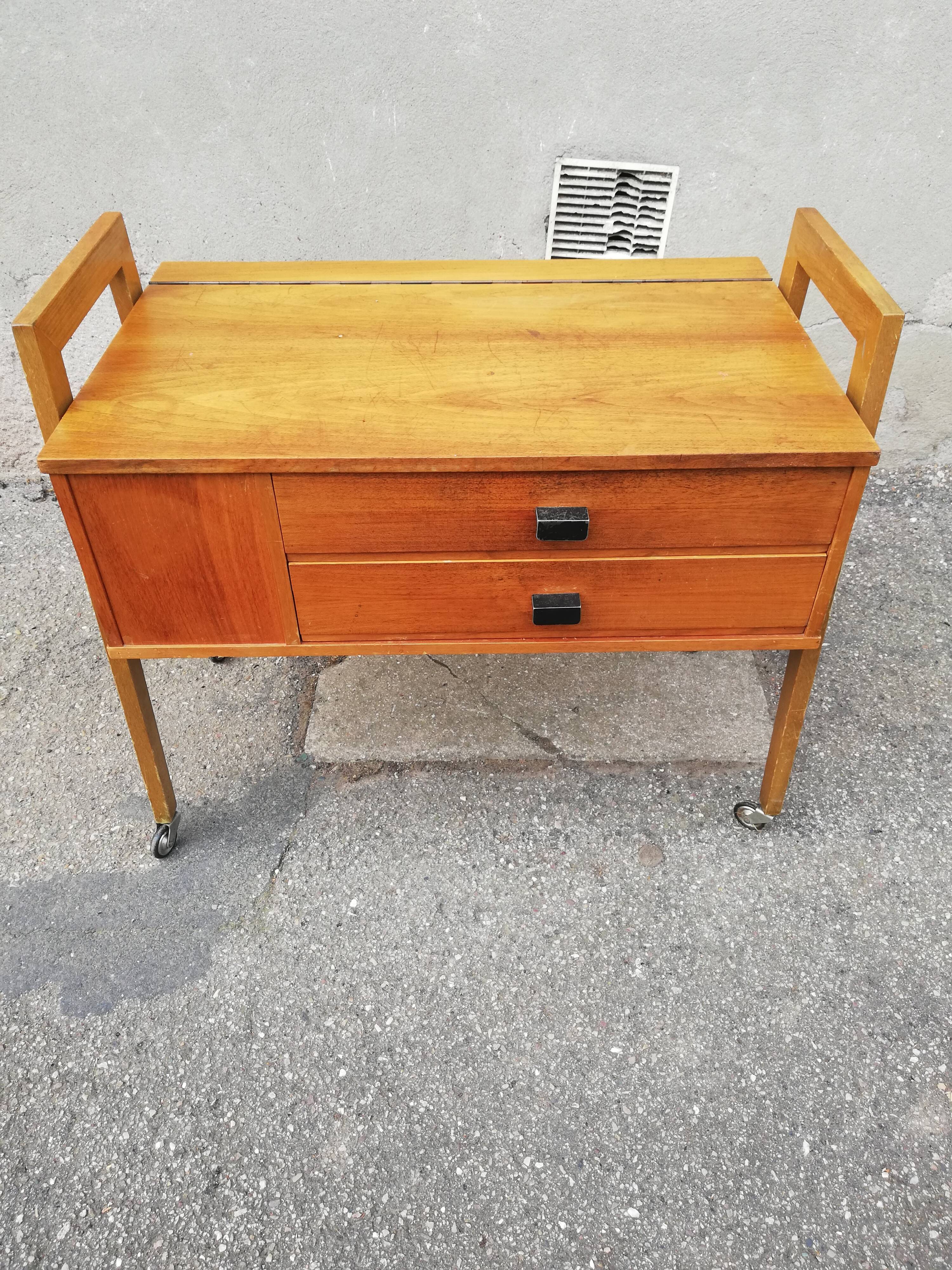 Vintage worker 2 drawers 1 flap