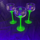 Lots de 3 verres à vins, Ouraline