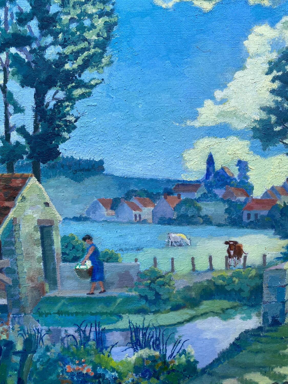 Landscape signed Charlot 1969-1973