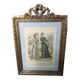 Engraving from 1889 in old frame