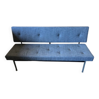 Canapé banquette gris