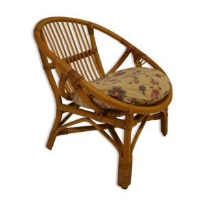 fauteuil en rotin enfant