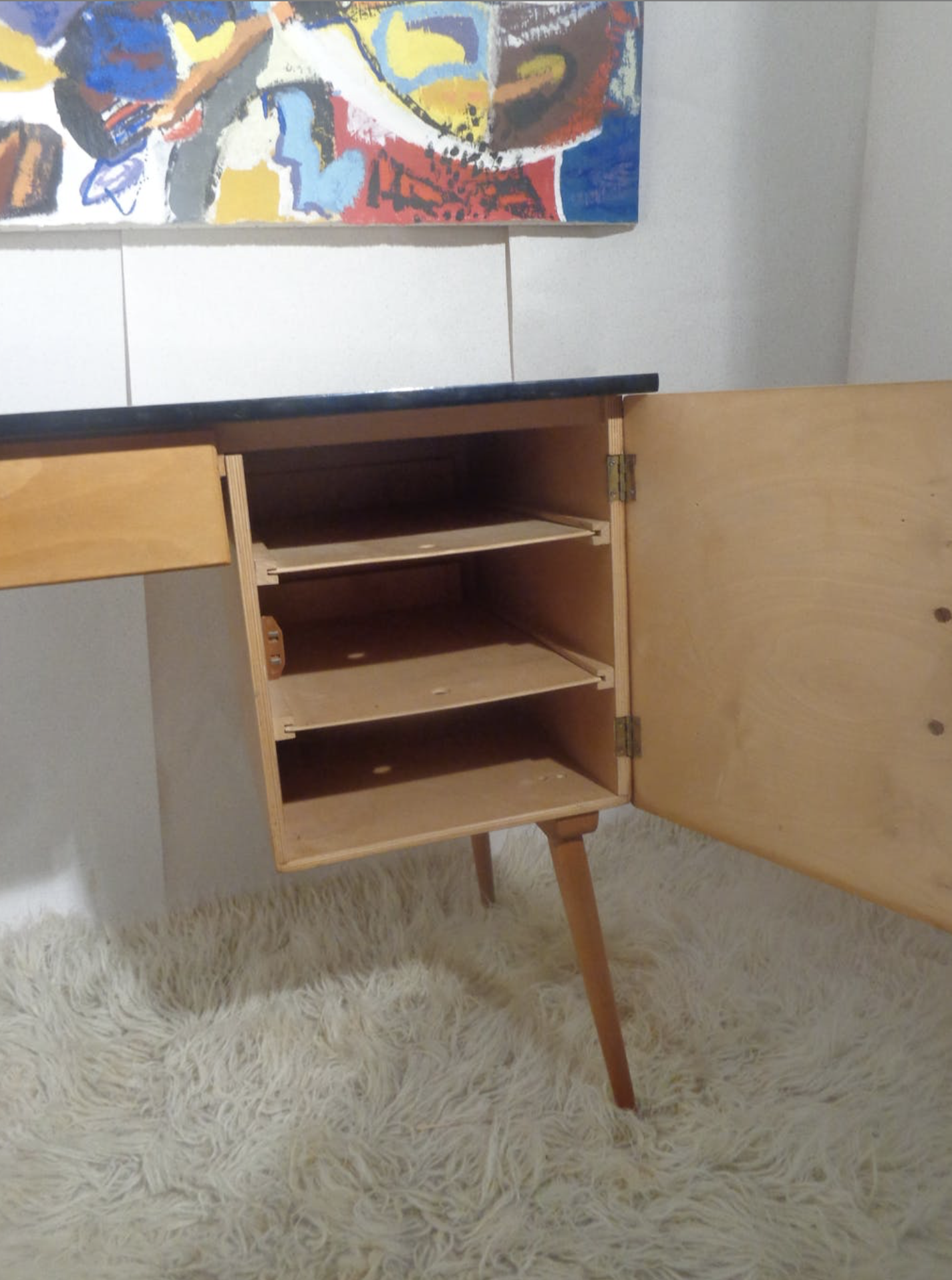Baumann vintage wood desk