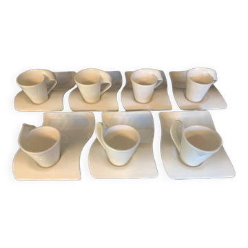 Villeroy and Boch wave coffee cup and saucer