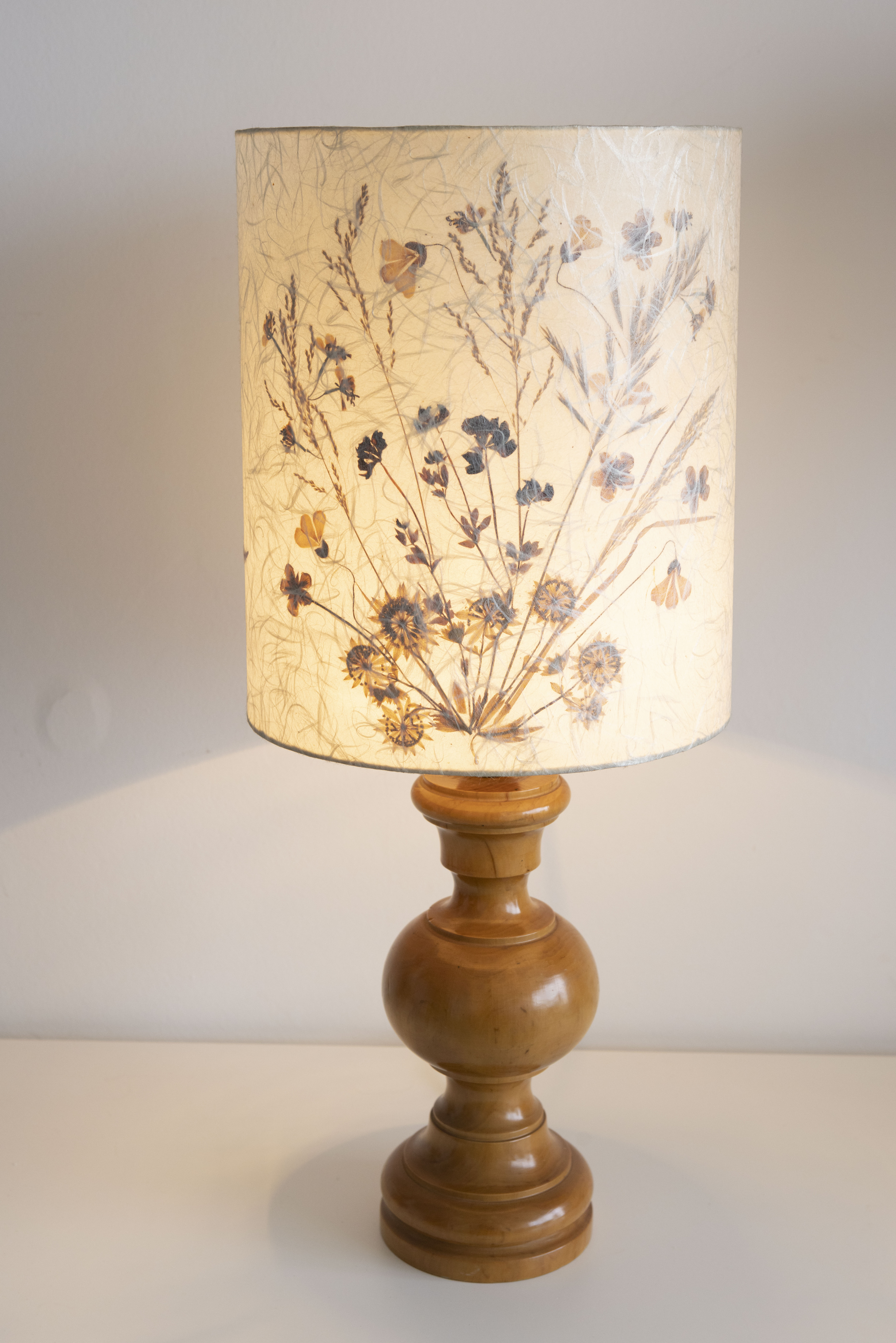 Lampe type herbier années 70
