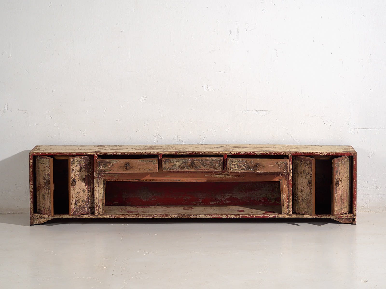 Antique Wabi Sabi Style TV Cabinet (c.1900)