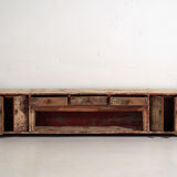 Antique Wabi Sabi Style TV Cabinet (c.1900)