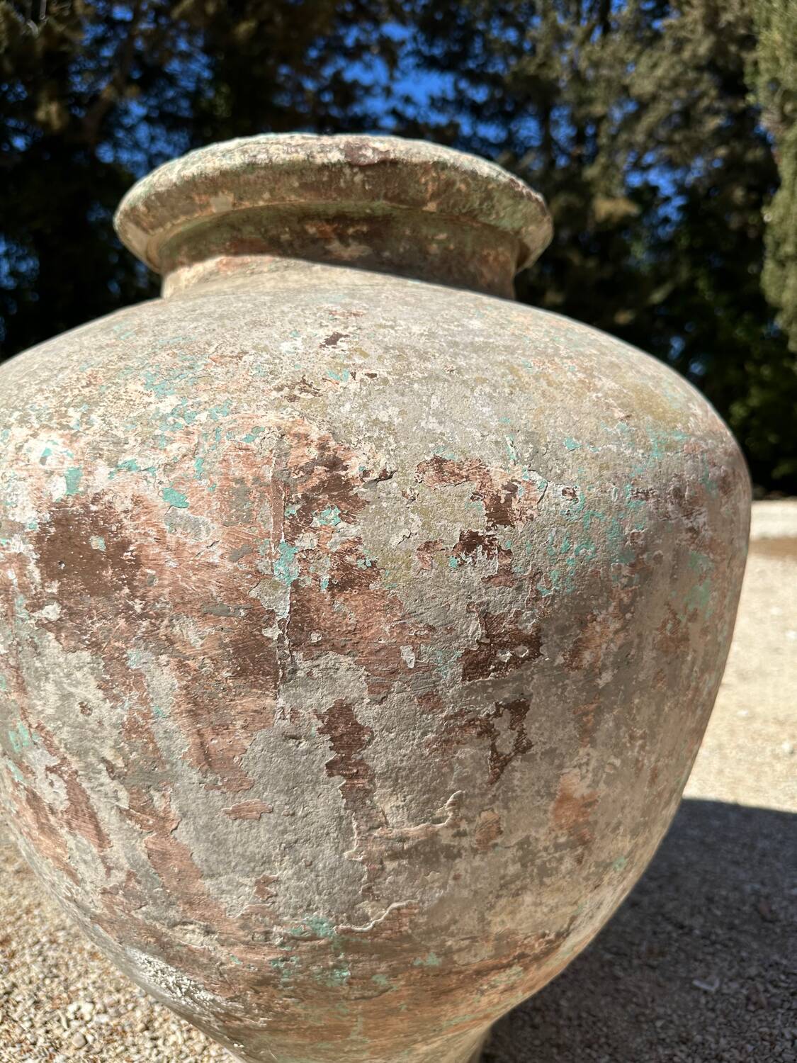 Jarre poterie en terre cuite ancienne 18ème