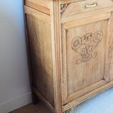 Parisian Art Deco sideboard in renovated oak