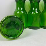 4 airtight pots in vintage glass