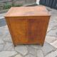 Small antique wooden work or storage cabinet.