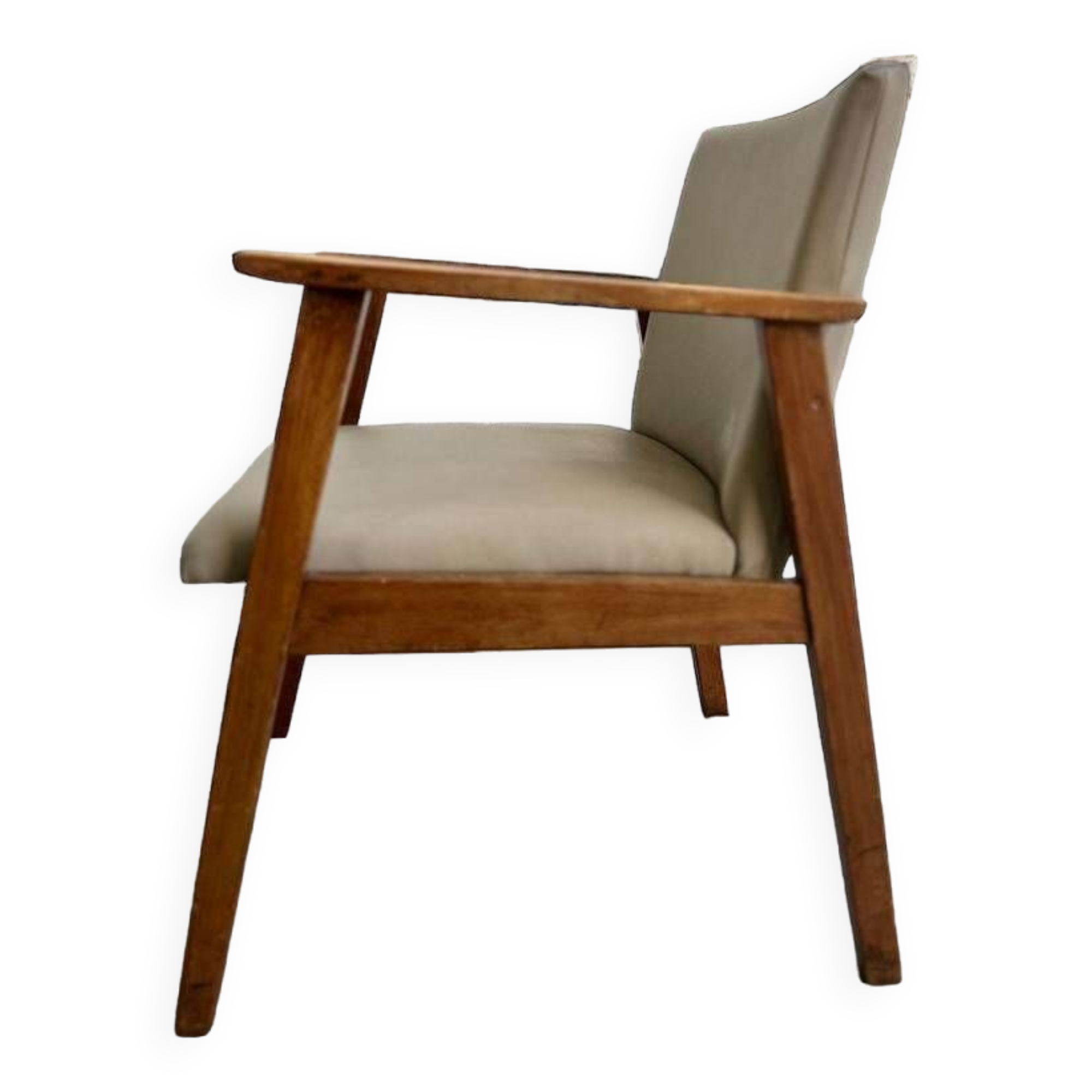 Suite de 2 fauteuils vintage / assises simples / assises club