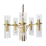 Brass chandelier 1970