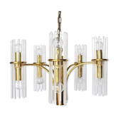 Brass chandelier 1970