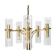 Brass chandelier 1970