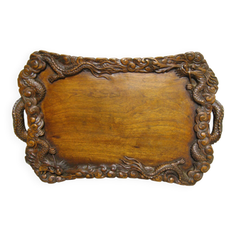 Wooden tray Asia XIXth