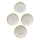 Set of 4 Krautheim for Richard Ginori Porcelain Dessert Plates