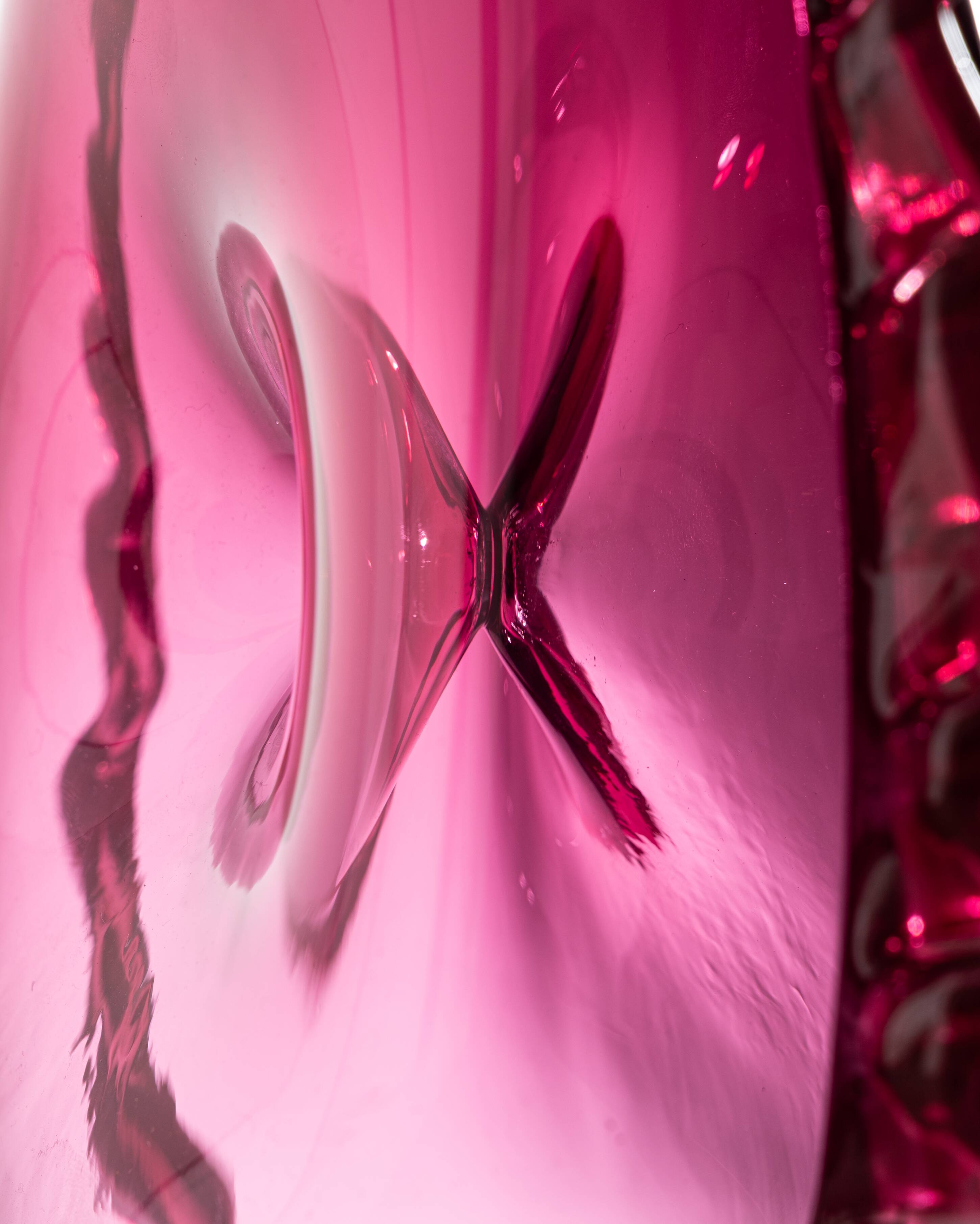 Vase "Piscis Couture" rose