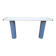 Console in White Lacquer with Cylindrical Plastic Legs by Tresoldi Salvati, 1980s