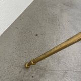 Adnet brass floor lamp with loops