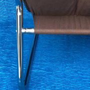 VELVET BROWN CHROME ARMCHAIR 1970 IKEA VINTAGE