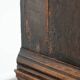 Unieke antieke Engelse kast/ cabinet on stand van eikenhout uit de 17e eeuw