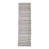 brown cream wool runner kilim , kilim for corridor  76x268 cm