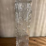 Frosted glass vase