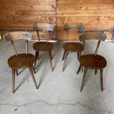 Vintage wooden chairs 60's