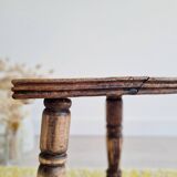 Wooden tripod plant holder